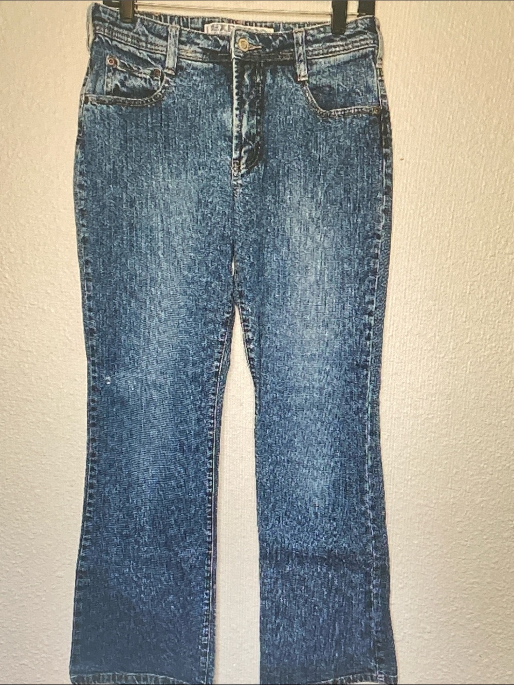Express Medium Blue Flare Jeans